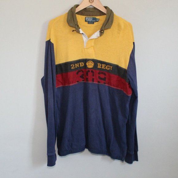Polo Ralph Lauren Other - Polo Ralph Lauren Long Sleeve Rugby Shirt H11222